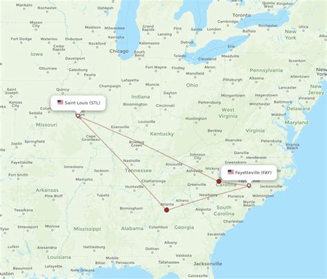 $75 Cheap Flights from St. Louis to Fayetteville (STL .